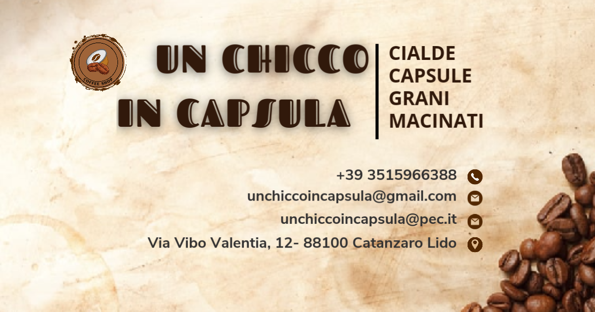 Un chicco in capsula a Catanzaro